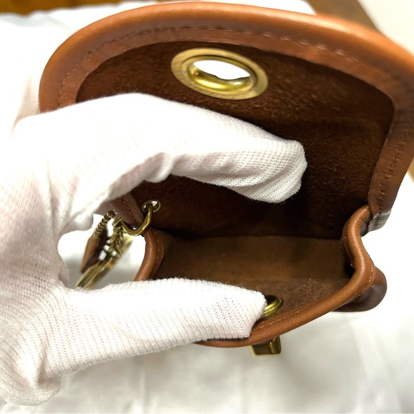 NWOT Vintage COACH City Key Fob, British Tan No. 7105 - Picture 9 of 11